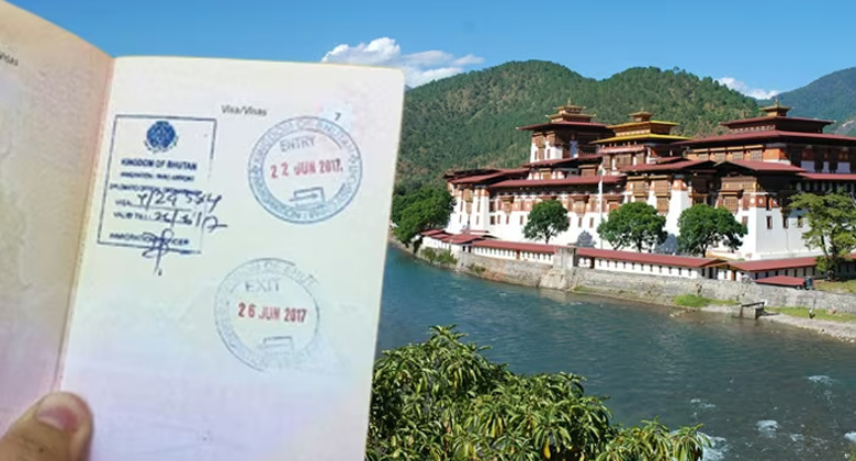 A sample of Bhutan Visa