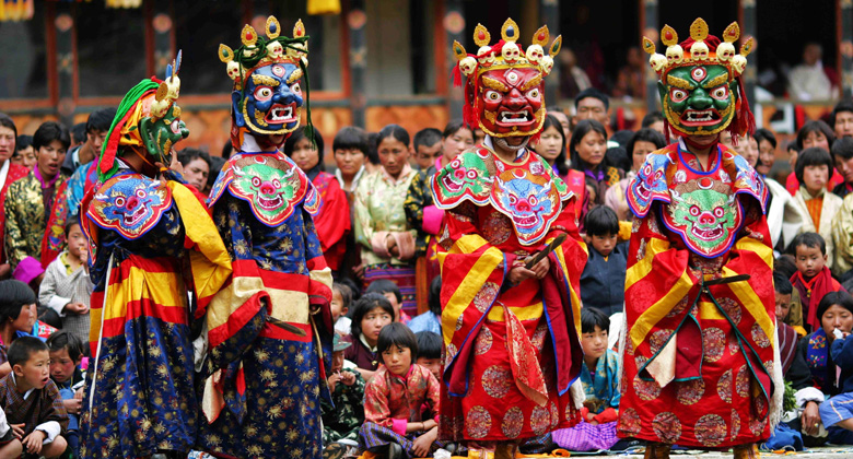 Thimphu-Tsechu-Fest in Bhutan