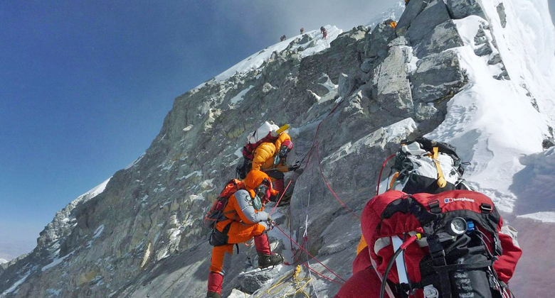 Besteigung des Mount Everest von der tibetischen Nordseite