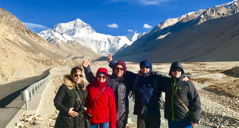 um die EBC in Tibet zu besuchen