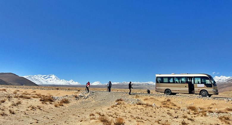 Everest Basislager Bus Tibet