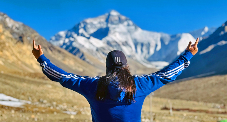 Mount Everest Aussicht Nordseite