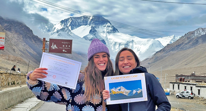 Everest Nordwand nah Tibet