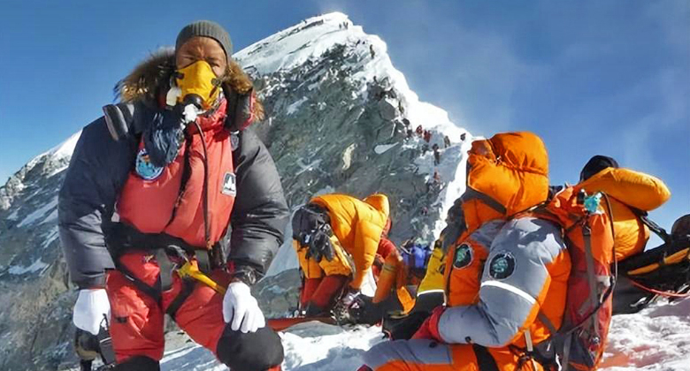 Besteigung des Mount Everest von der nepalesischen Seite