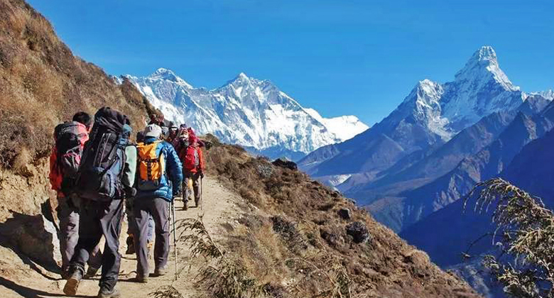 Trekkingweg zum Everest Base Camp in Nepal