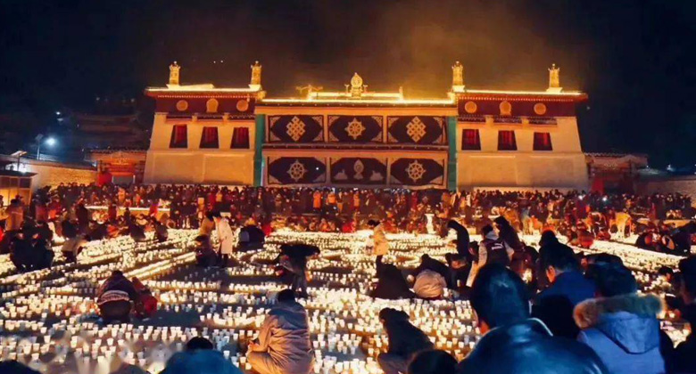 Tsongkhapa Butterlampenfest im Ganden-Kloster