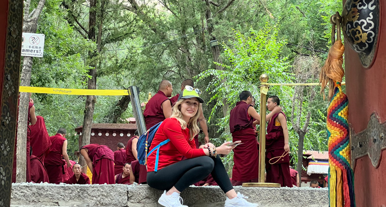 M&ouml;nchsdebatten im Sera-Kloster in Lhasa