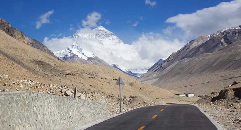 Lhasa zum Everest Base Camp auf dem Weg