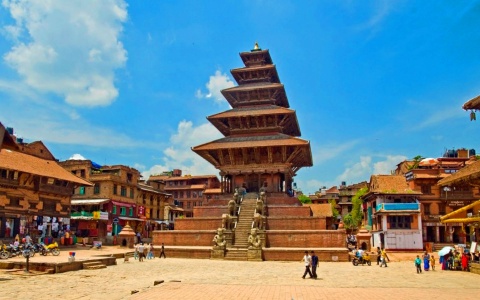 Nepal Kathmandu Tal / Nepal Kathmandu Reisen