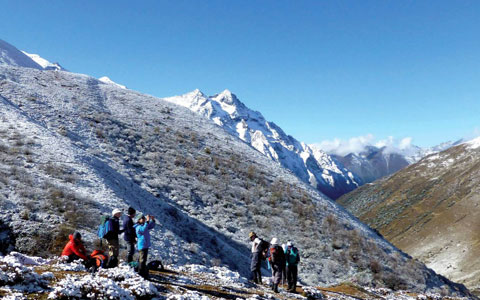 31 Tage Schneemann Wanderung