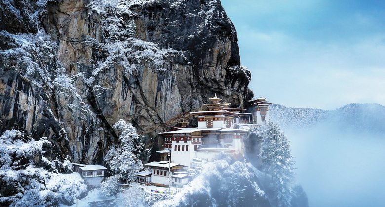 Tiger Nest Temple im Winter