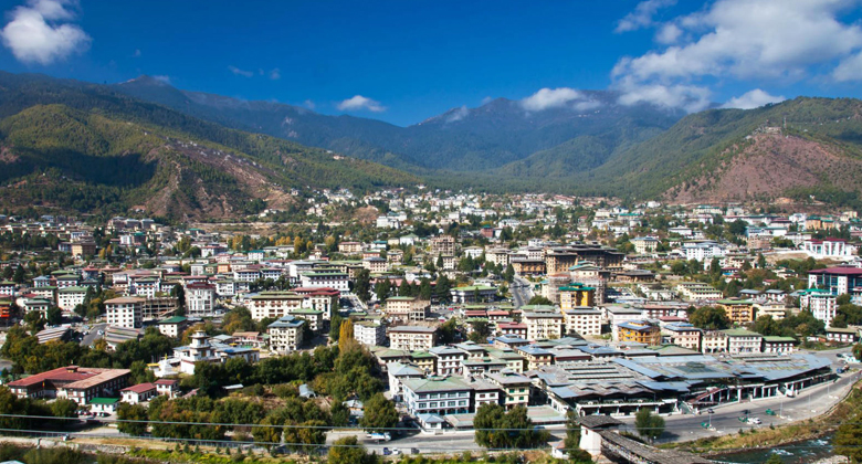 Die Stadt in Paro