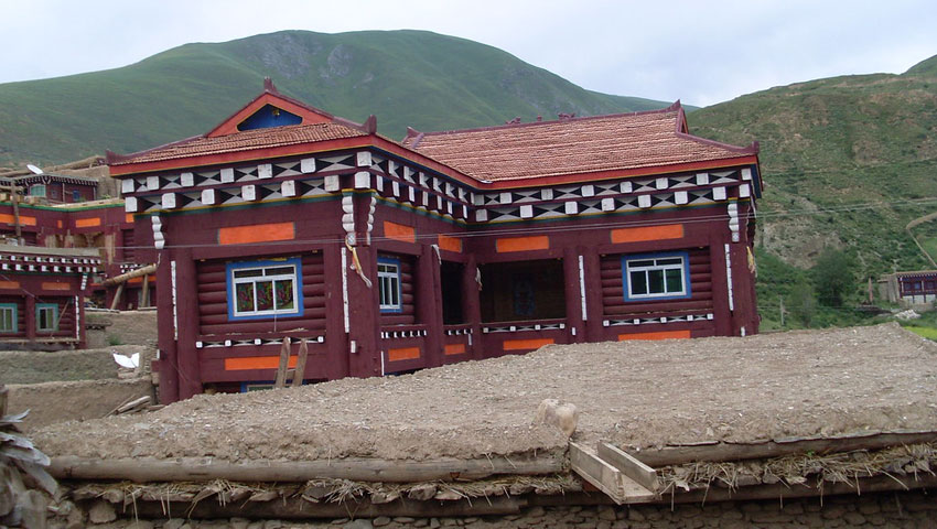 Haus in Zhangda Dorf Tibet