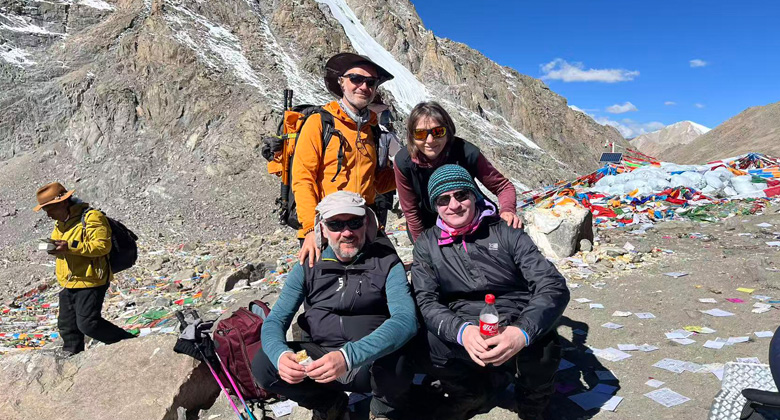 Dolma-La-Pass auf 5.643 Metern w&auml;hrend der Mount-Kailash-Kora