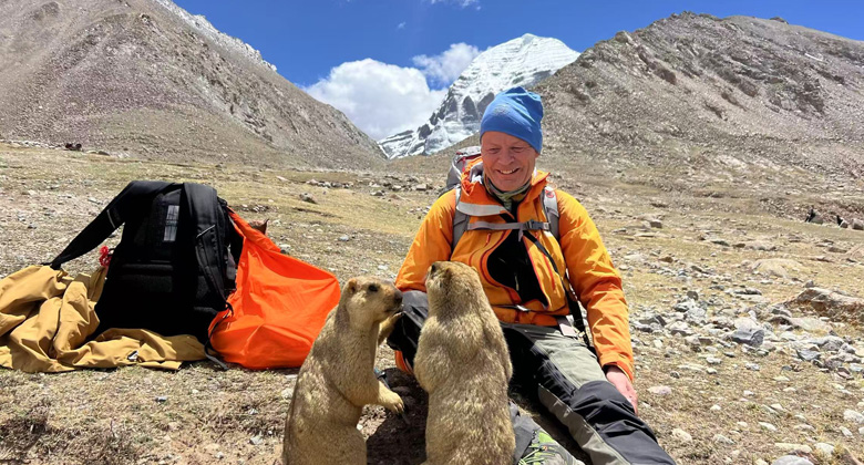 Murmeltiere unterwegs auf der Kailash-Tour