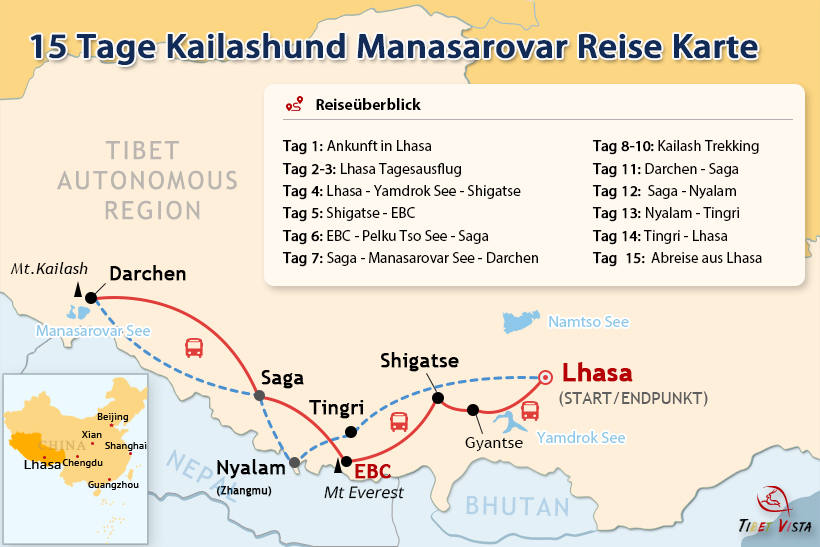 15-tägige Kleingruppenreise Kailash & Manasarovar