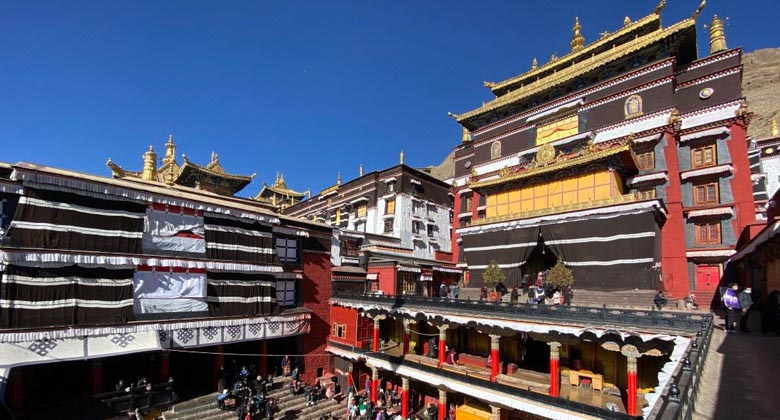 Das Tashilunpo-Kloster ist das Wahrzeichen von Shigatse