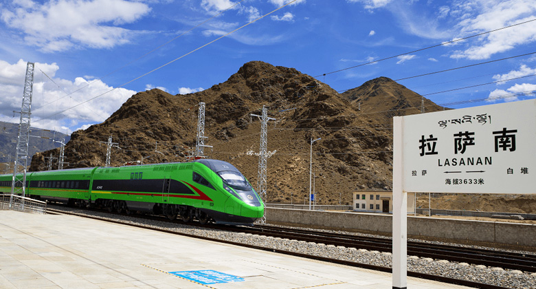 Der Schnellzug von Lhasa nach Shigatse