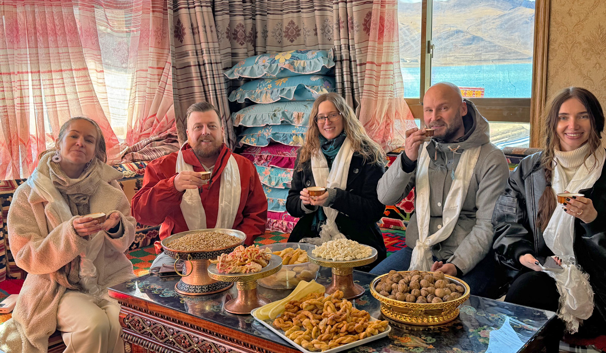 Authentische Begegnung mit Einheimischen in Tibet
