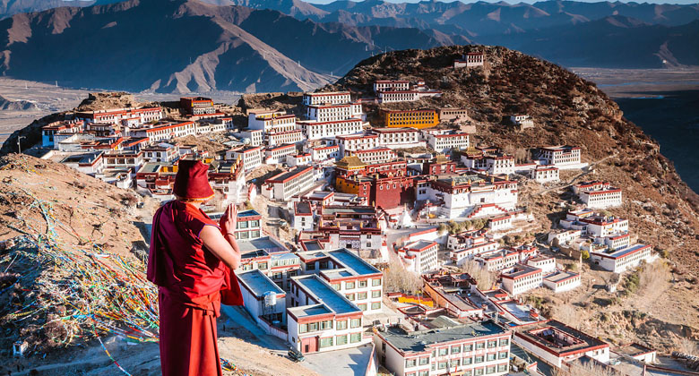 Tibet Ganden Kloster
