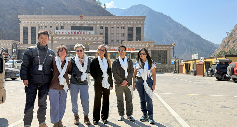 Grenz&uuml;bergang Gyirong zwischen Nepal und Tibet