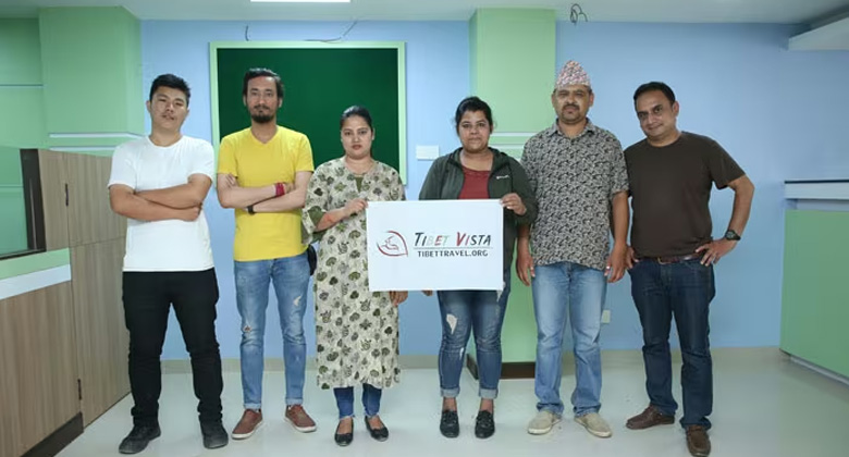 Tibet-Vista-Büro in Kathmandu