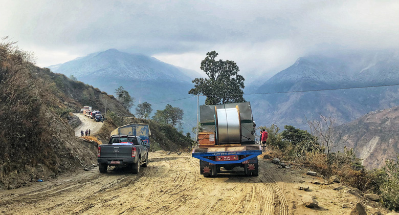 Straße von Kathmandu zur Gyirong-Grenze