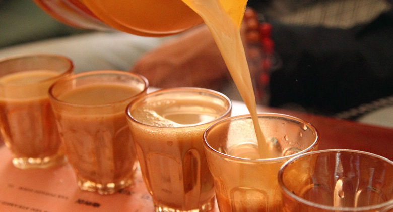 Köstlicher tibetischer Süßtee