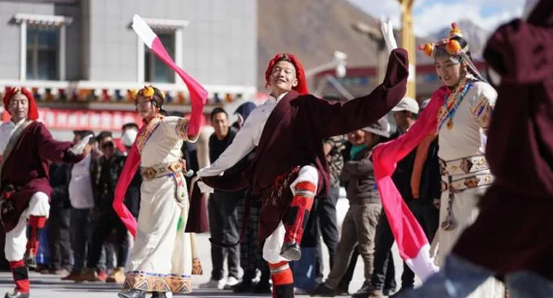 Khampa-Tibeter in der Kham-Region