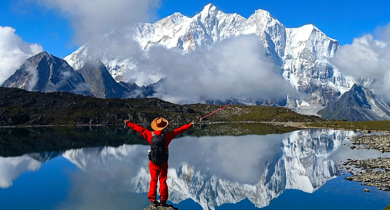 Gama-Tal Wanderung: Trekkingroute zur Everest-Ostseite mit Blick auf die Kangshung-Wand