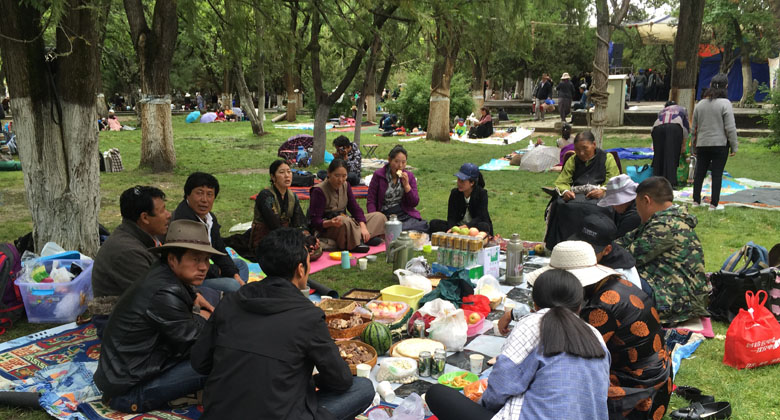 Linka Festival in Lhasa Norbulingka