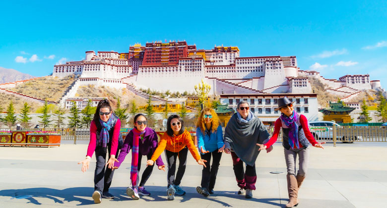 Potala-Palast in Lhasa, Tibet