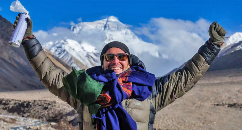 Mobile Sauerstoffversorgung w&auml;hrend einer Tibet-Reise im Winter