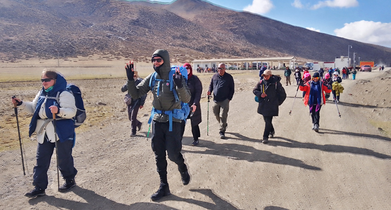 Wanderausr&uuml;stung f&uuml;r eine Trekkingtour in Tibet