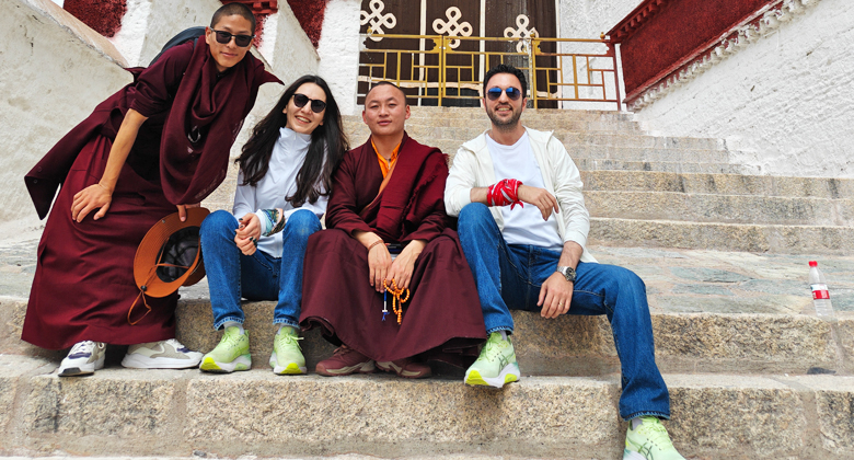 Wanderschuhe f&uuml;r eine Trekkingtour in Tibet