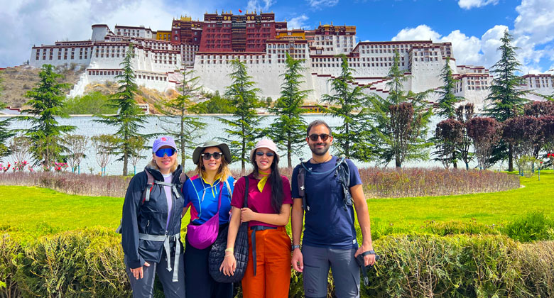 Lhasa wird im Juli grüner