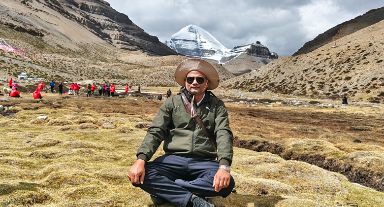Trekking und Meditation vor dem Mount Kailash in Tibet