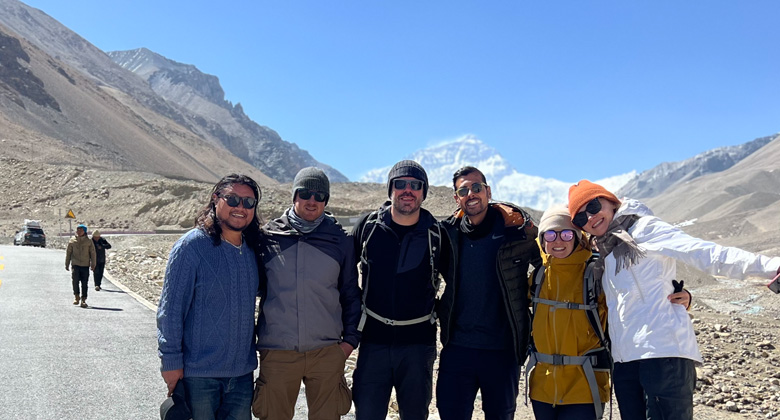 Mount Everest zu besuchen im Oktober