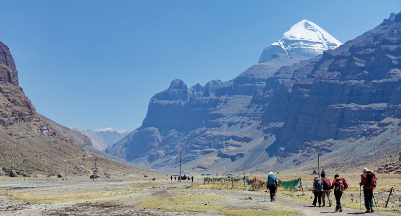 Trekking rund um den Kailash im Juli