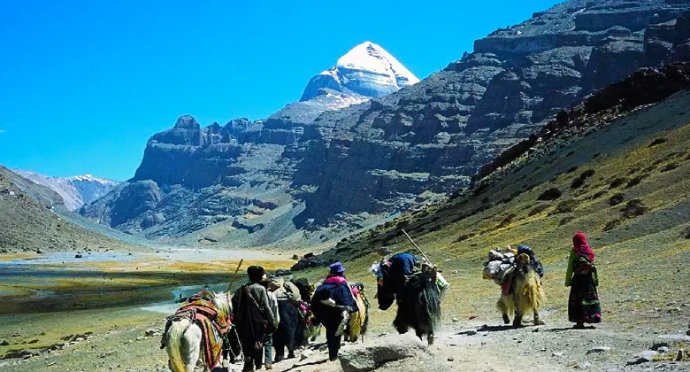 Der Juni ist eine ideale Zeit für Trekking rund um den Mount Kailash