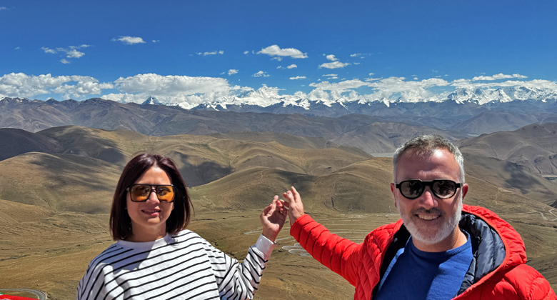 Unsere G&auml;ste auf einer Sommerreise zum Mount Everest in Tibet