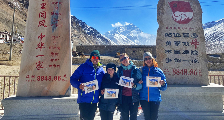 Winter am Everest Base Camp in Tibet