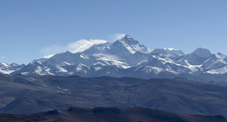 Mount Everest vom Gawula-Pass