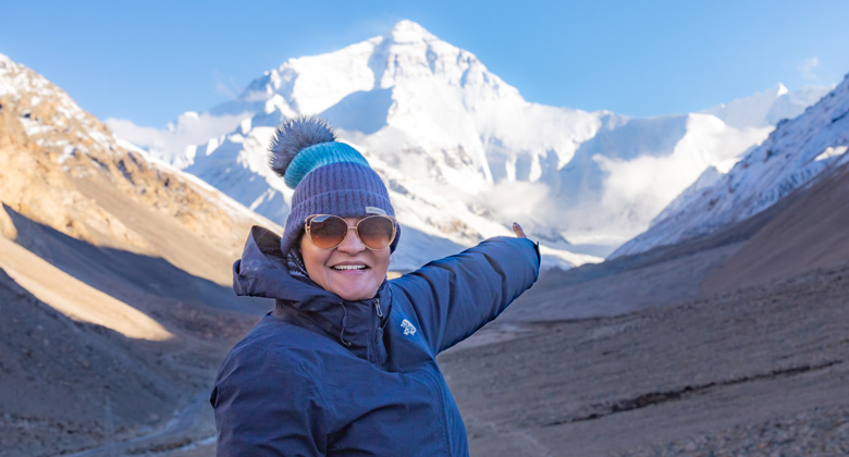 Tibet Everest Base Camp im Winter