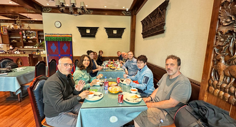 Westliches Essen im Ice Chili Restaurant in Lhasa