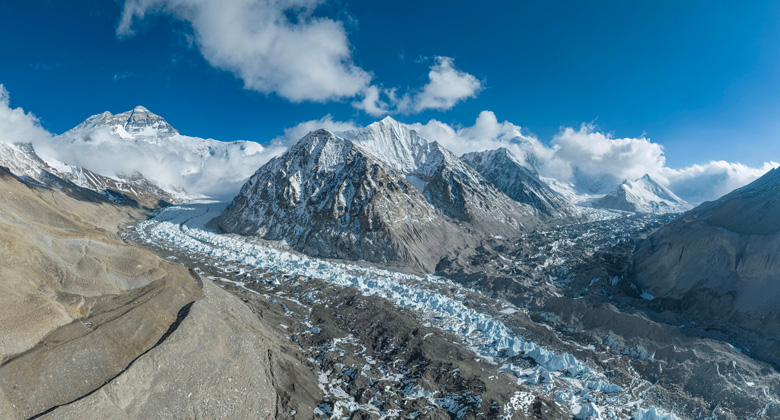 Rongbuk-Gletscher