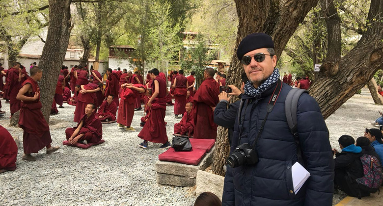 M&ouml;nchsdebatte im Sera-Kloster in Lhasa