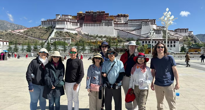 Der Potala-Palast in Lhasa &ndash; das bekannteste Wahrzeichen Tibets