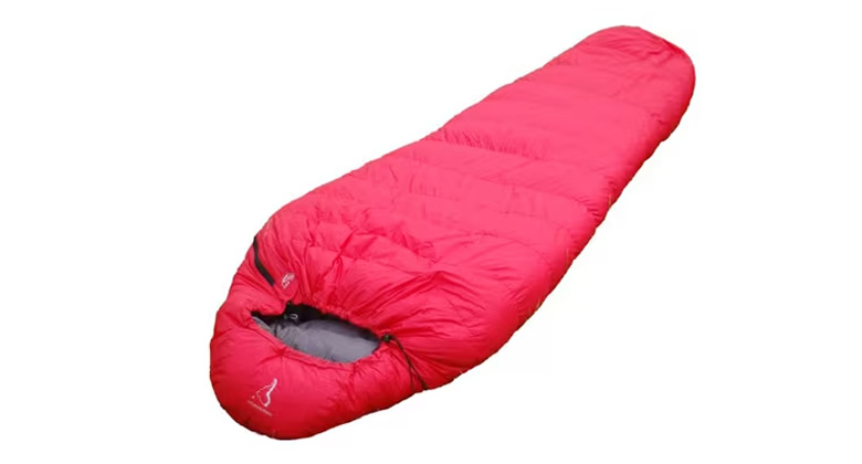 Example sleeping bag for an EBC tour