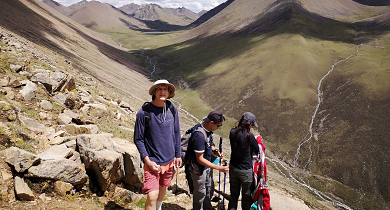 Trekking im Sommer in Tibet